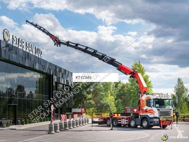 Camion Scania G450 8x2 PALFINGER PK 85002 Fly...
