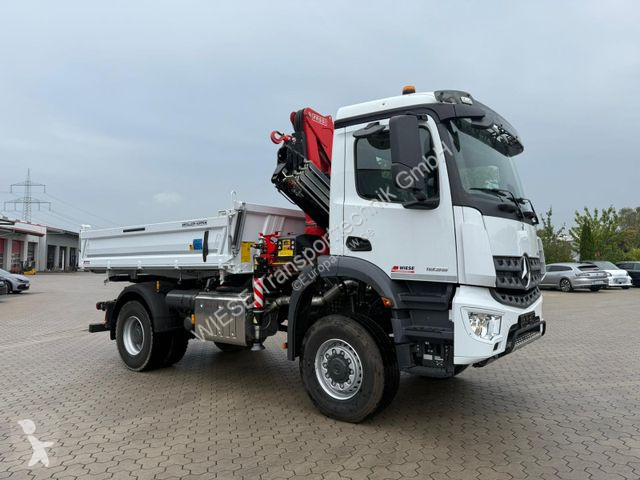 Kamion Mercedes 1835 4x2 Meiller Fassi F135...