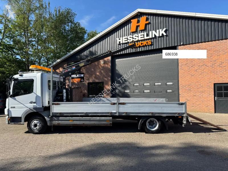 Camion Mercedes 818 Machinery transporter +...