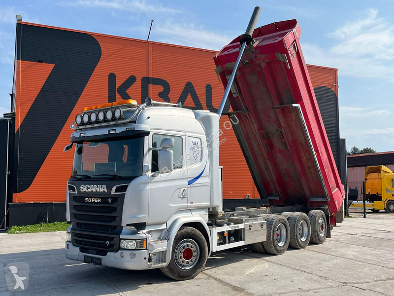Vrachtwagen Scania R 520 8x4*4 RETARDER / BOX...