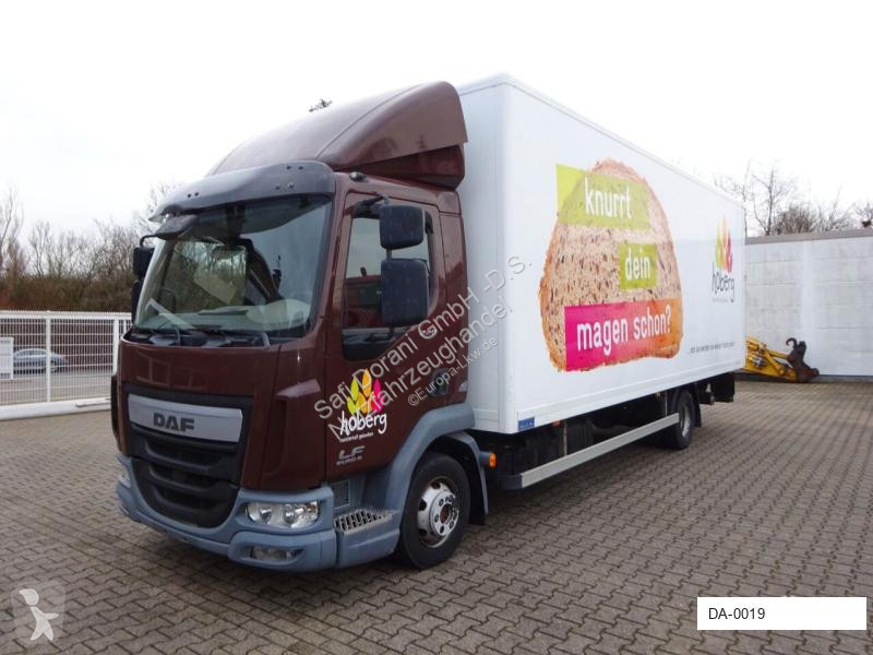 شاحنة DAF LF 220 Koffer mit Palfinger LBW 4x2