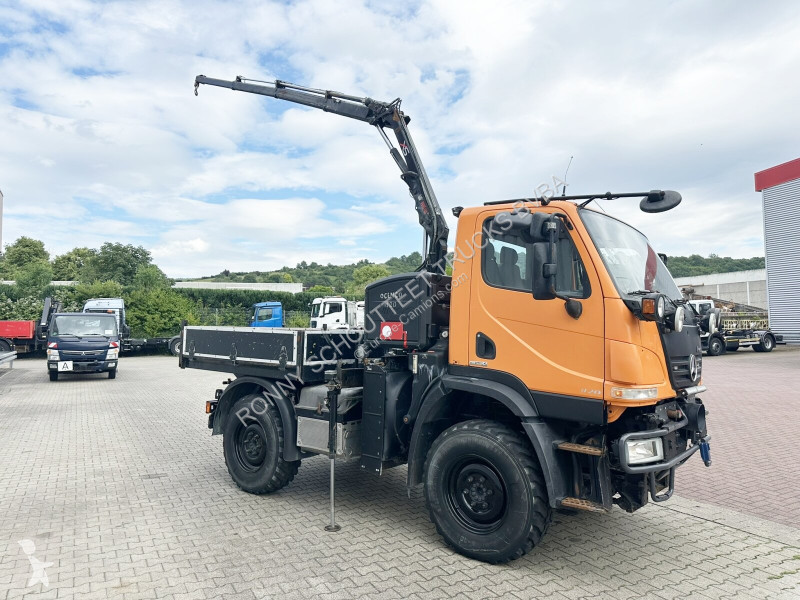 شاحنة Unimog U 20 4x4 U 20 4x4, Zapfwelle, Kran...