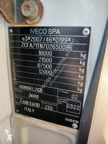 شاحنة قلابة ذات تفريغ خلفي وجانبي Iveco
