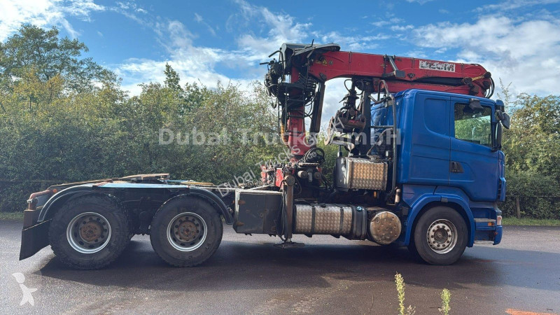 Camion Scania 500 6x4 Holztransporter