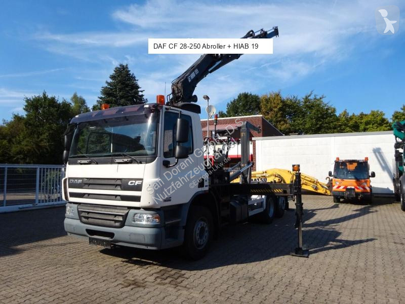 شاحنة DAF 28-250 CF Abroller + HIA B195-3 Kran