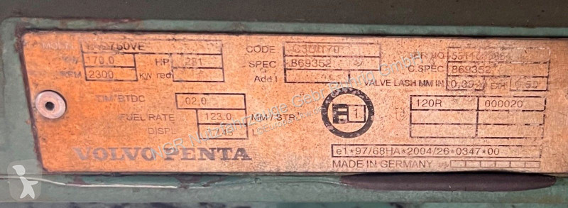 قطع غيار الآليات الثقيلة Volvo VOLVO PENTA...