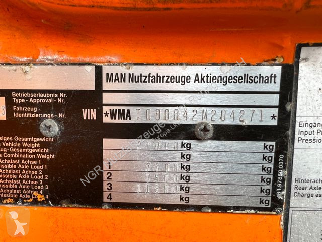 شاحنة MAN 6X2 Motor & Getriebe gut