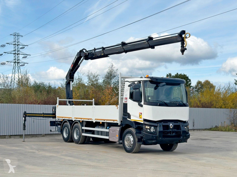 شاحنة Renault C 380* HIAB X-HIDUO 188 B-3/FUNK*6x4