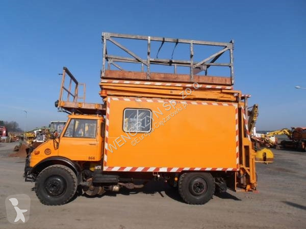 شاحنة Unimog PODNOŚNIK KZW MPK POGOTOWIE SIECIOWE