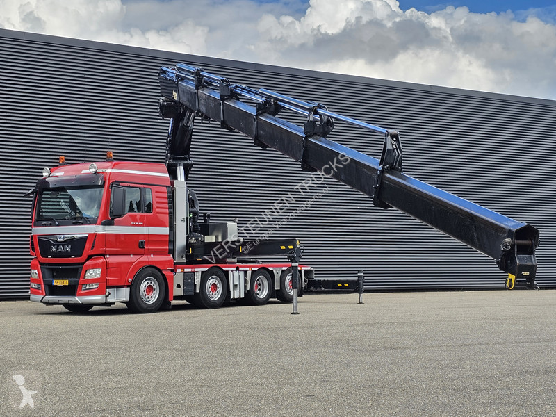 جرار MAN 37.480 8x2-6 / HMF 85 t/m CRANE / KRAN