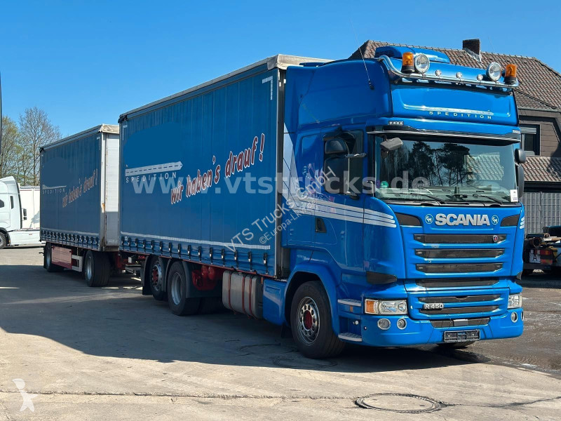 شاحنة مقطورة Scania R450 6x2 + Wellmeyer...