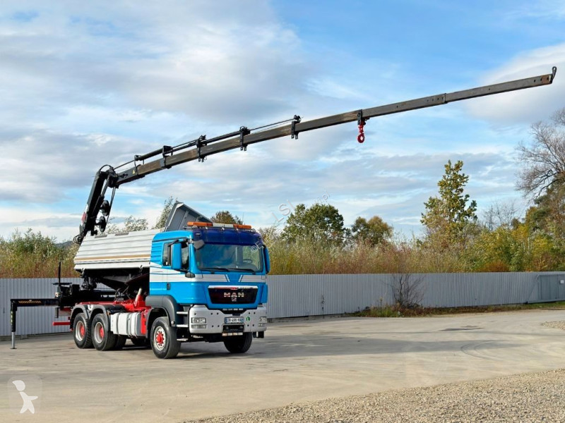 شاحنة MAN TGS * HIAB 220 - C5 + FUNK / 6x6
