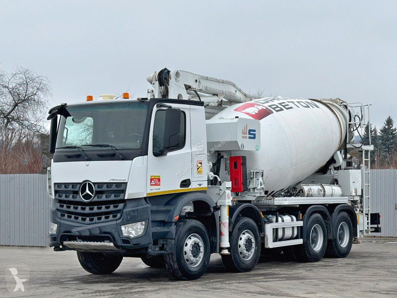 Beton Mercedes AROCS 3743 * Betonpumpe + FUNK *...