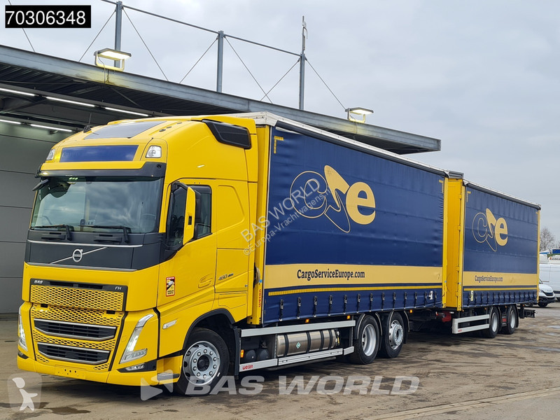 شاحنة Volvo 460 6X2 LNG! Engine Curtainside...