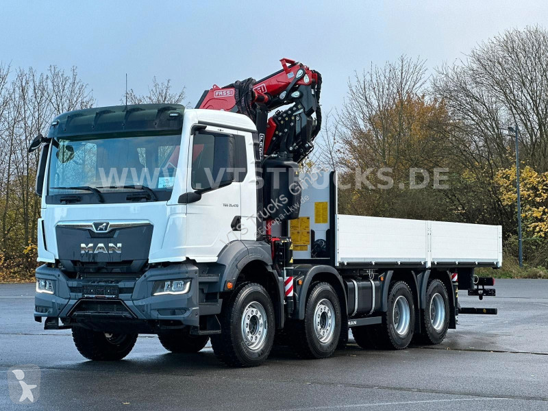 Грузовик MAN 35.470 8x4 Pritsche + FASSI F345RB...