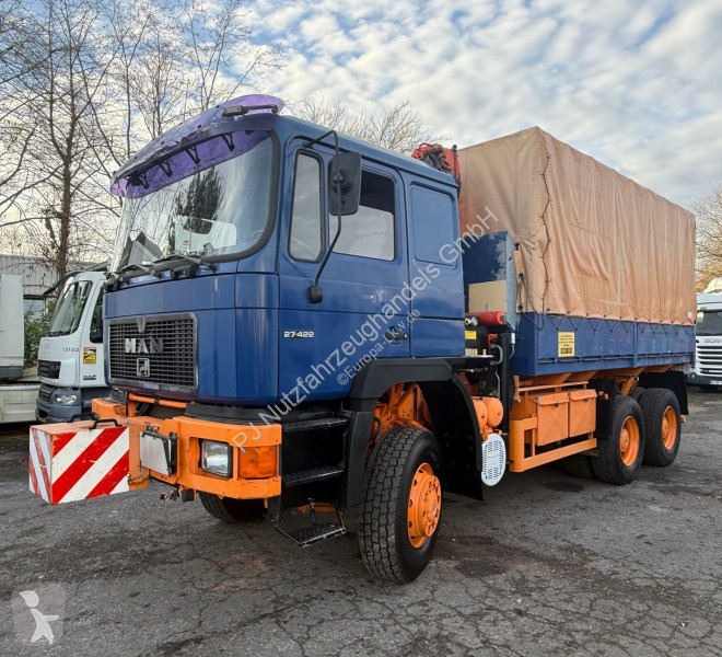 شاحنة MAN 6X6 Rotzler Winde Palfinger Kran