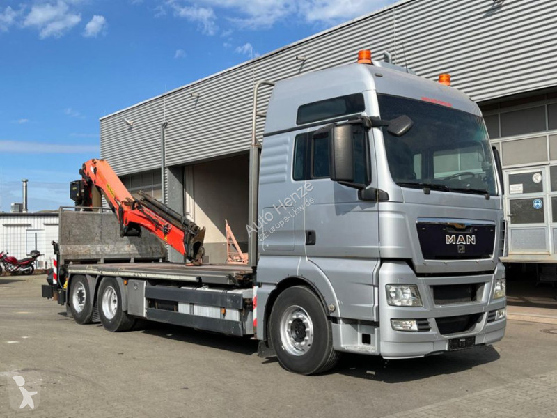شاحنة MAN TG-X 26.400 6x2 Pritsche Heckkran...
