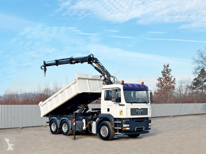 شاحنة MAN 26.350 * KIPPER 4,90m + TEREX ATLAS *...