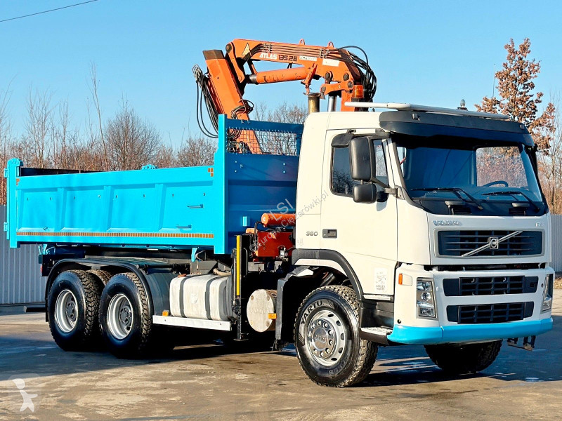 شاحنة Volvo 380 Kipper 5,10 m * ATLAS TEREX...