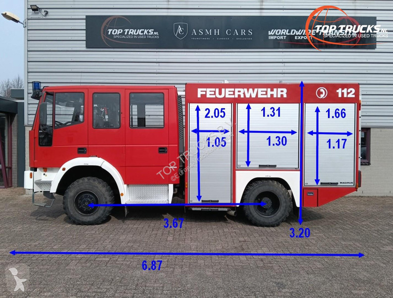 شاحنة Iveco EuroFire 95E18 4x4 -600 ltr...