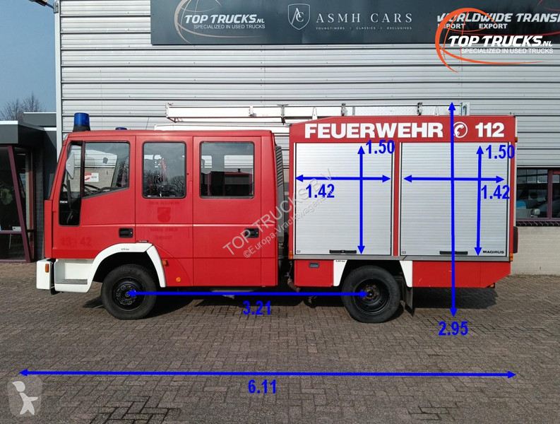 شاحنة Iveco 75E14 600 ltr watertank -...