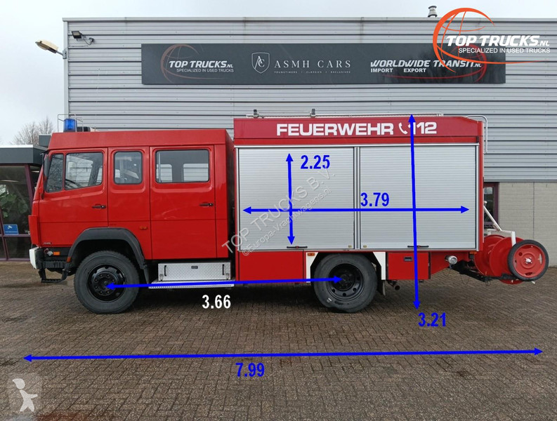 شاحنة Mercedes AF 4x4 - 1.600 ltr -Feuerwehr,...