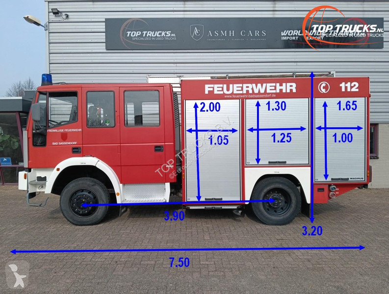 شاحنة Iveco 135 E22 4x4 -1.600 ltr -Brandweer,...