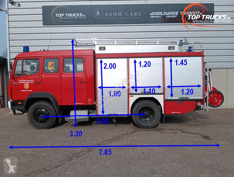 شاحنة Mercedes AF 4x4 - 1.300 ltr -Brandweer,...