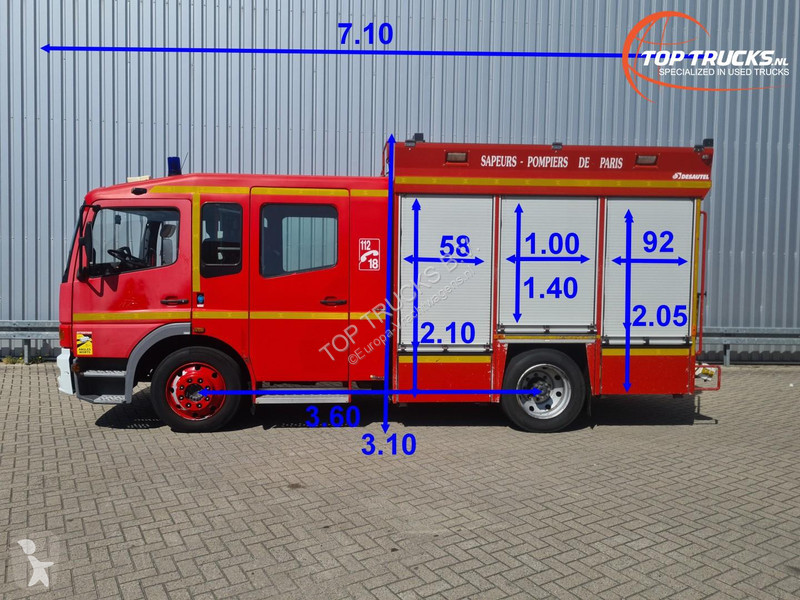 Mercedes 1325 2.000 ltr - 125 Foam -Brandweer,...