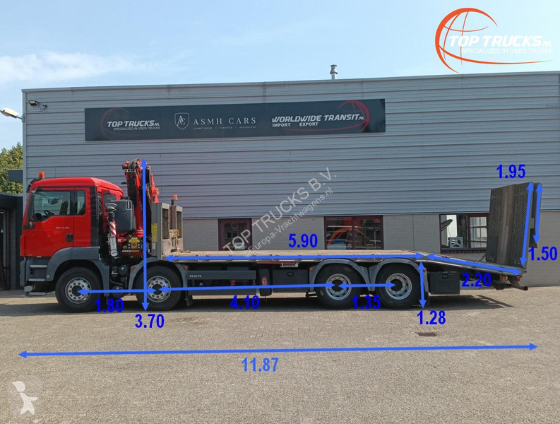 شاحنة MAN 35.360 8x2 - Fassi 23TM Crane,...