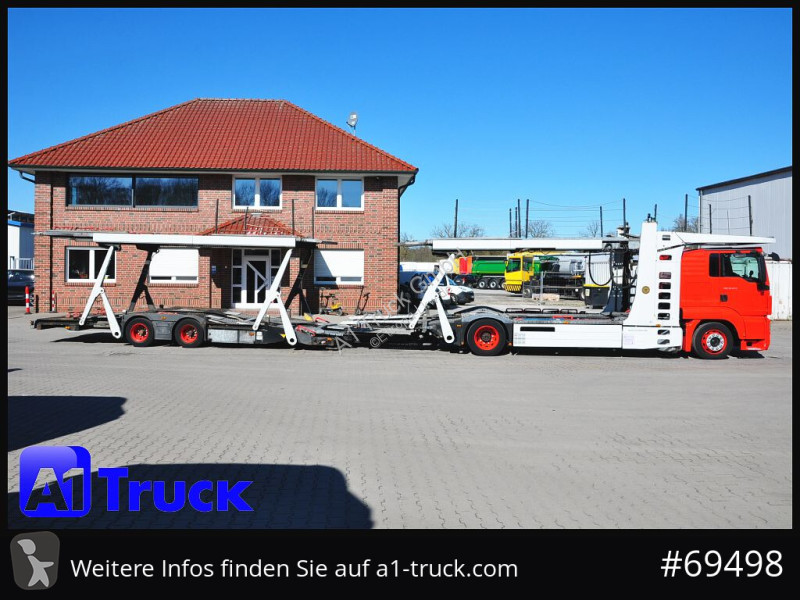 شاحنة MAN 18.400 TGX, Autotransporter Kässbohrer,