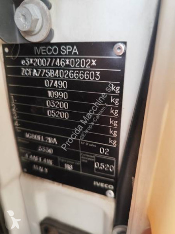 شاحنة قلابة ذات تفريغ خلفي وجانبي Iveco