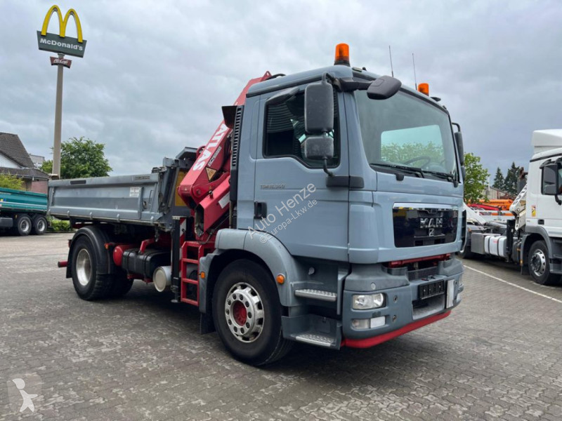 شاحنة MAN TG-M 18.340 4x2  2-Achs Kipper Kran...