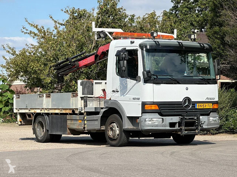 شاحنة Mercedes 1018 KRAAN/CRANE HMF403!!129tkm