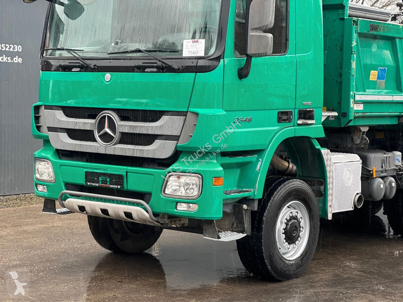 شاحنة Mercedes 3348 6x6 Kipper mit HIAB 1300RS 83