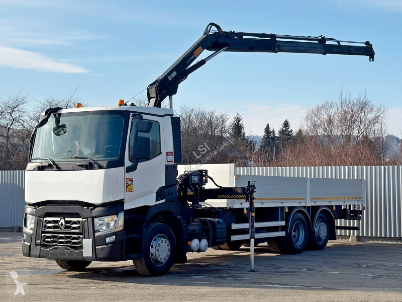 شاحنة Renault T 380 * HIAB 111 B - 2 HIDUO +...