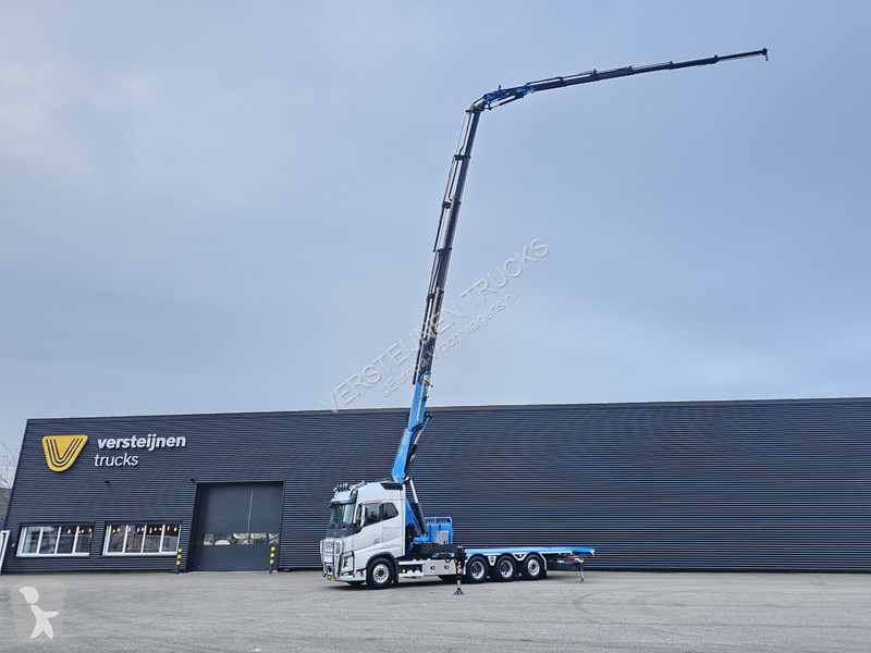 شاحنة Volvo 750 8x4 / RETARDER / FASSI 71 TM + JIB