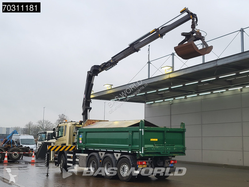 شاحنة Scania P410 P 8X4 N-Truck HMF 1800K3 Kran...