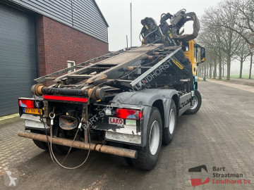 Camión MAN 26.360 TGS 6X6 BB met kabelcontainersysteem en Palfinger Epsilon kraan