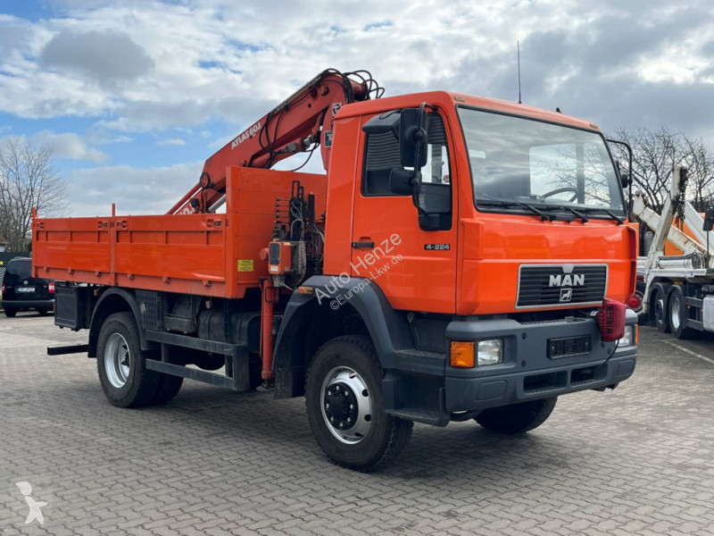 شاحنة MAN L2000 14.224 LAK 4x4 Pritsche Kran...