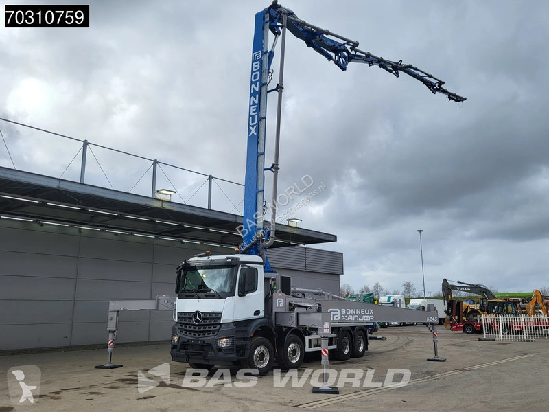 شاحنة Mercedes 4151 8X4 NEW! 43mtrs Bonneux...