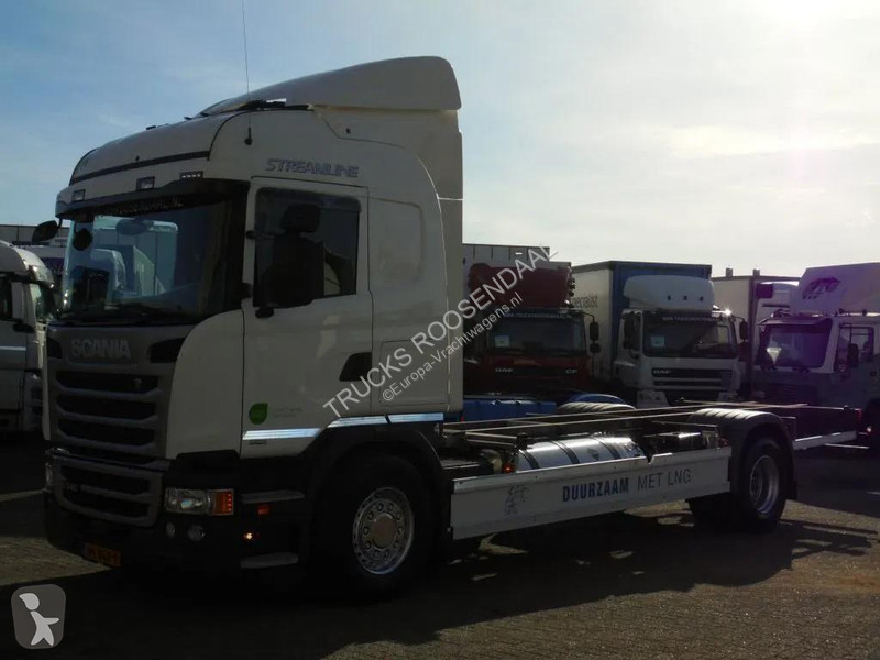 شاحنة Scania G 340 + Euro 6 + NG + Manual+BDF