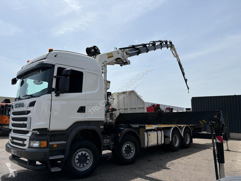 شاحنة Scania R 520 V8 + PAFINGER 72002 6X + JIB...