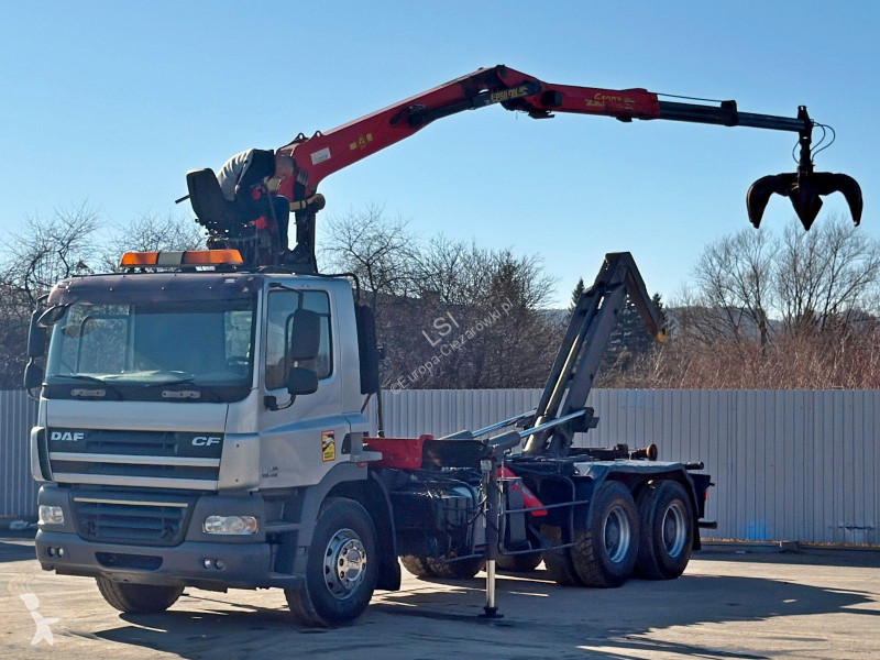 شاحنة DAF 85460 * ABROLLKIPPER + EPSILON E120Z...