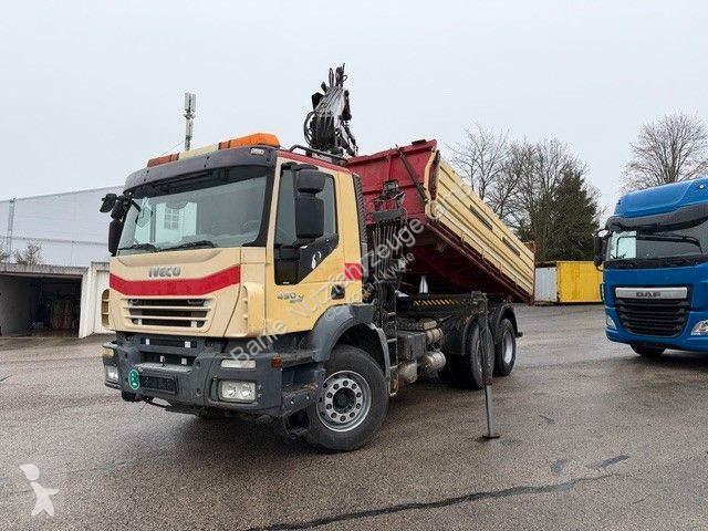 شاحنة Iveco AD380T45 6x4 €5 manuell Intarder HIAB