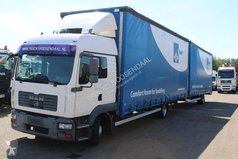 شاحنة MAN 8.210 + TRAILER + SLEEPCAB COMBI