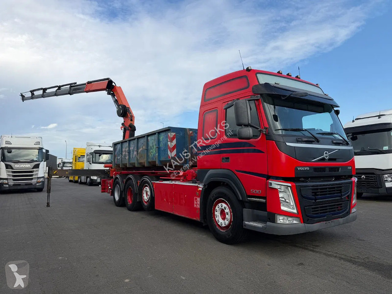 شاحنة Volvo 500 8X2 HMF Containersystem +...