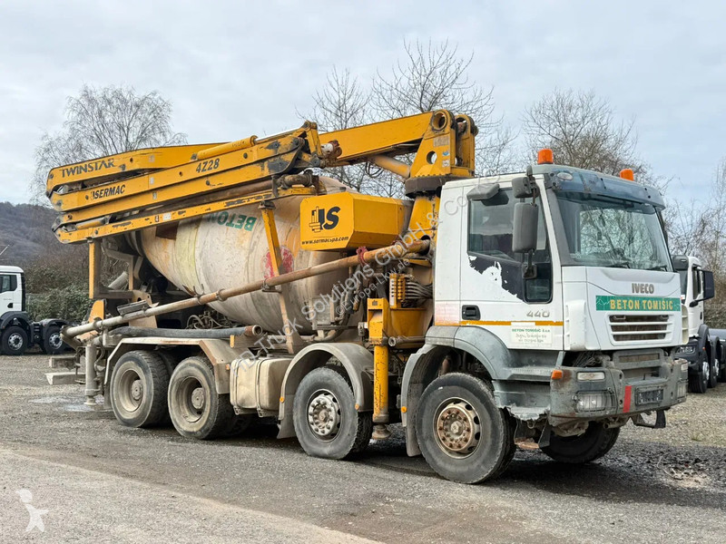 شاحنة Iveco 440T41 trakker 440 8x4 28M SERMAC
