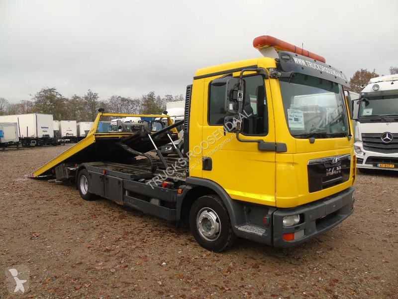 شاحنة MAN 8.180 + winch + MANUAL + EURO 5 +...