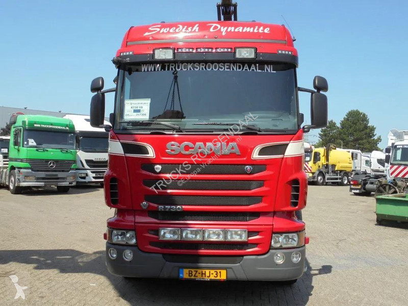 شاحنة Scania R730 V8 + Euro 5 + oglift 115Z + 6X4